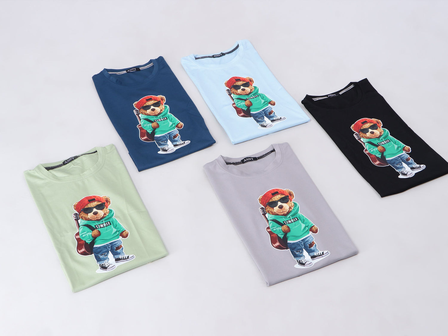 Rockstar Bear Print T-Shirt