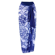 Printed Monokini With Sarong