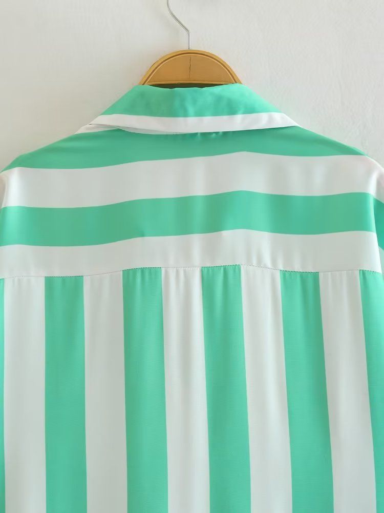 Wide Striped Elegant Shirt