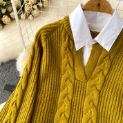 Cable Knit Woolen Cardigan