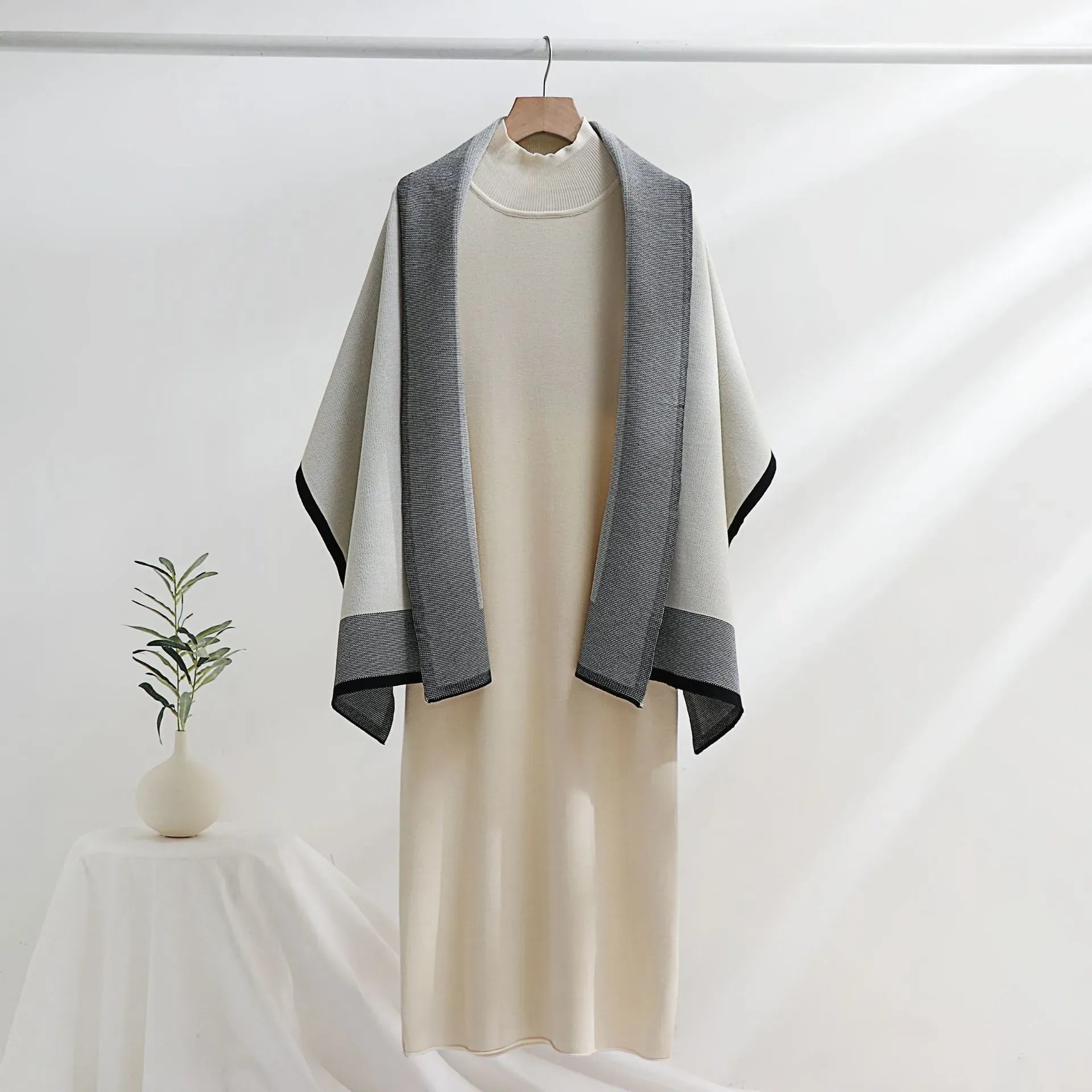 Knitted Winter Two Piece Set