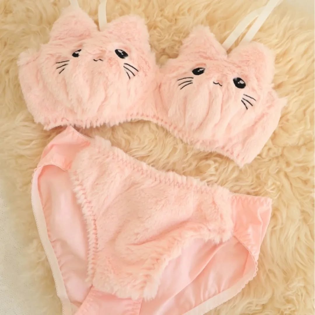 Cute Kitty Lingerie Set