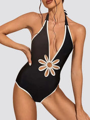 Cut Out Halter Monokini