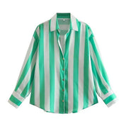 Wide Striped Elegant Shirt