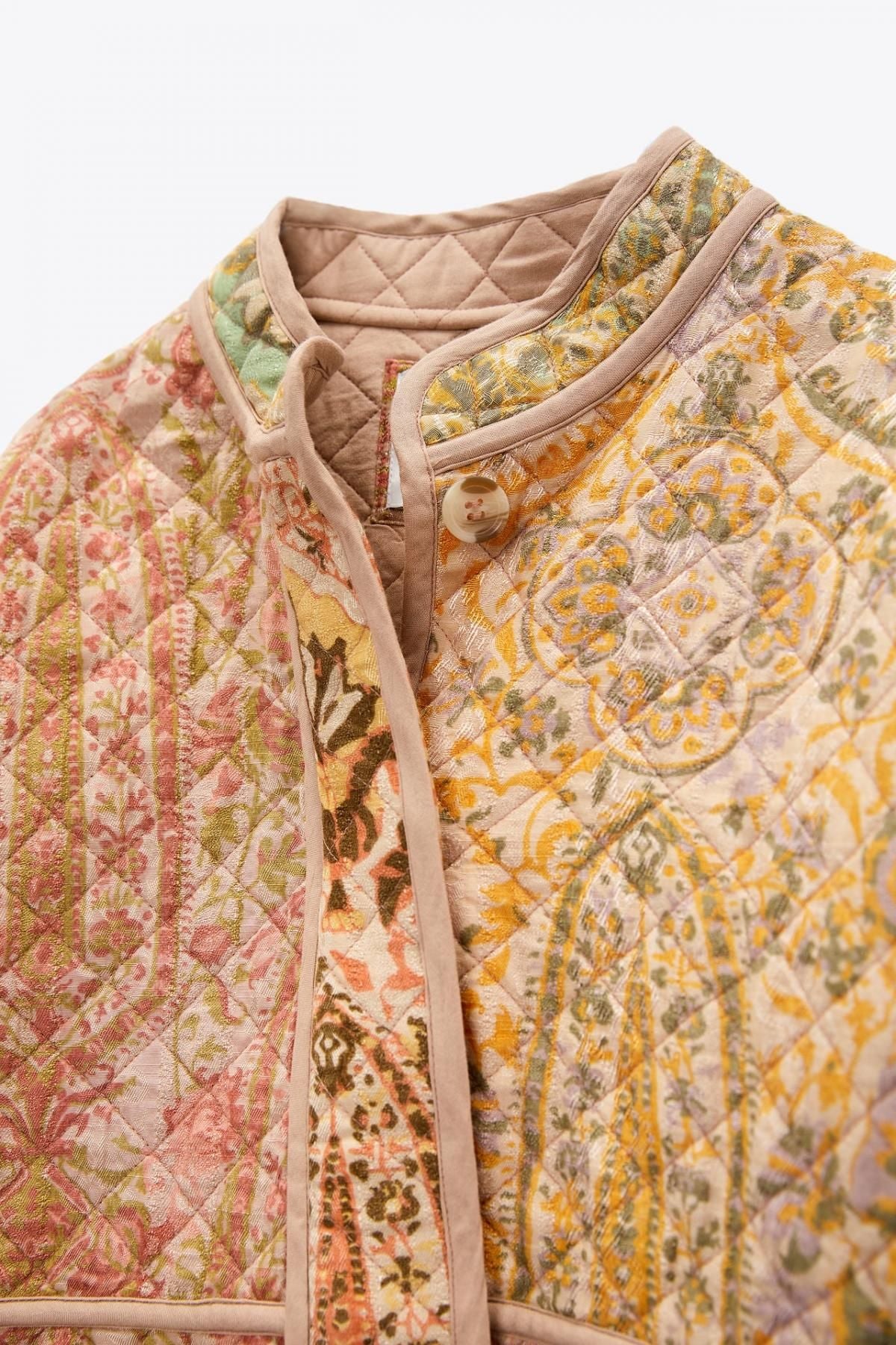 Floral Quilted Jacket/Coat