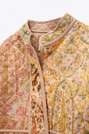 Floral Quilted Jacket/Coat