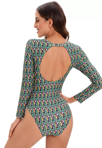 Cartoon Printed Swimsuit